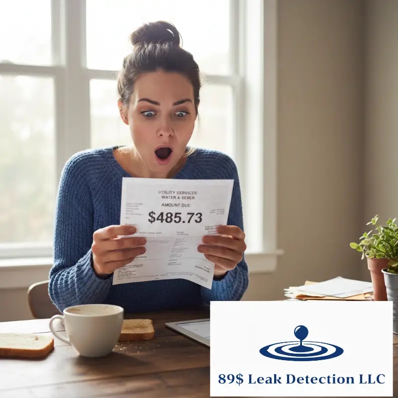 water bill increased but found by 89 Leak Detection Largo