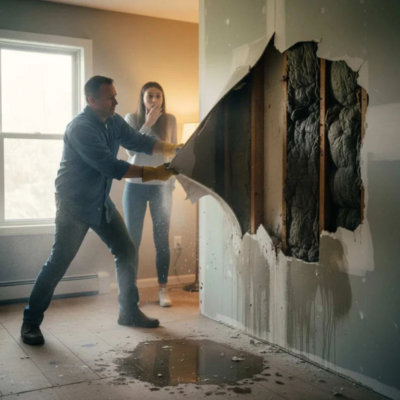 bad plumber with no leak detection equipment